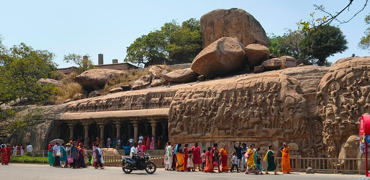 Descent Of The Ganges-玛玛拉普蓝必去景点