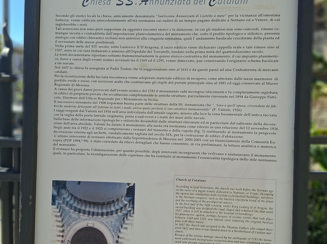 Chiesa Santissima Annunziata dei Catalani-墨西拿必去景点