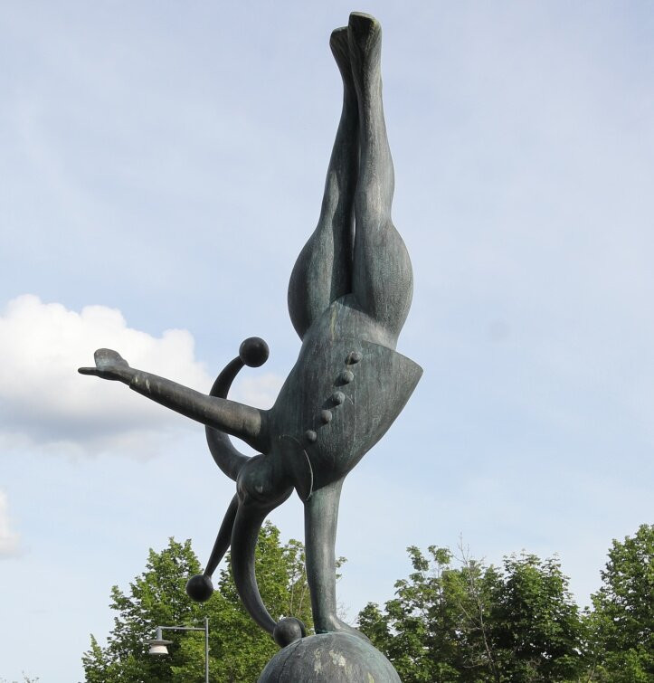 Sculpture de la fontaine Gycklaren
