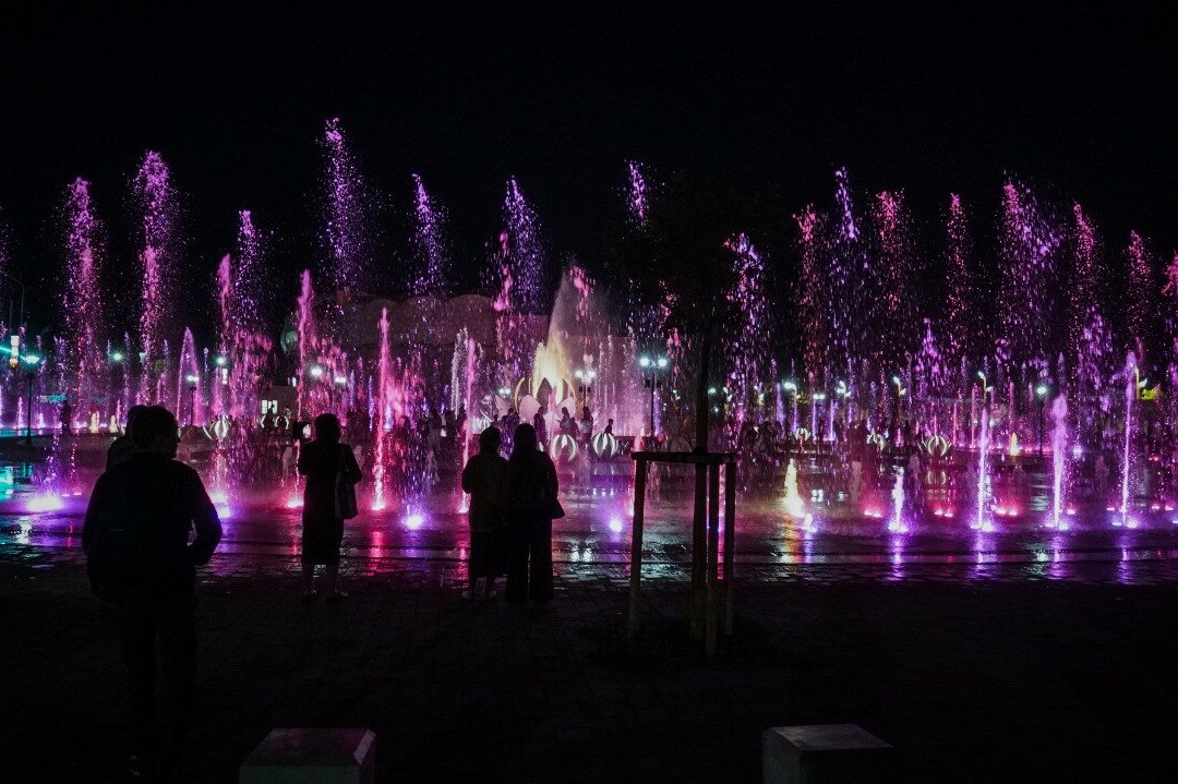 Musical Lotus Fountain-Turkistan必去景点
