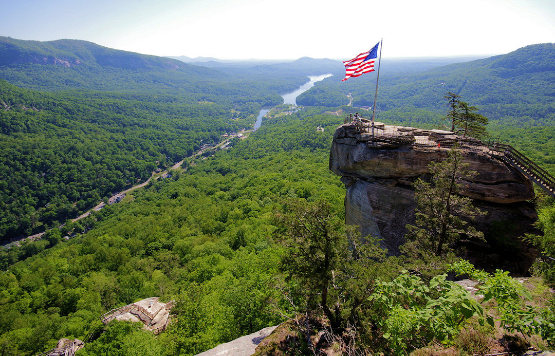 Chimney Rock at Chimney Rock State Park景点图片