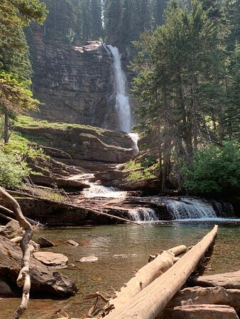 Virginia Falls-冰河国家公园必去景点