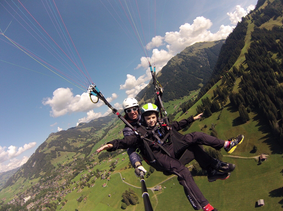 Paragliding Gstaad Switzerland景点图片