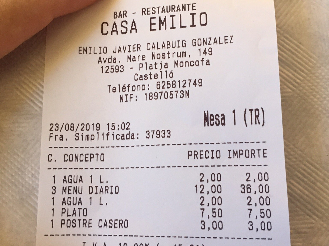 Casa Emilio Bar Restaurante