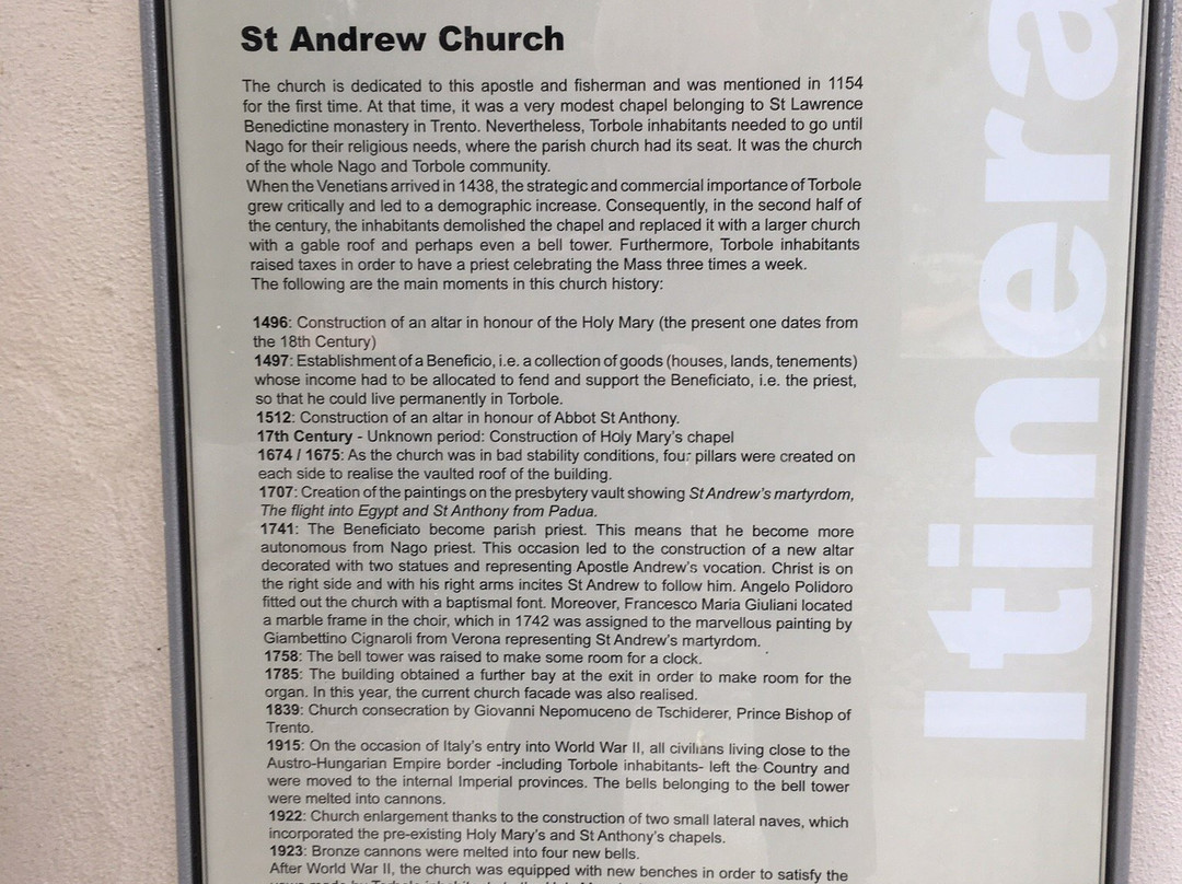 Chiesa di SantAndrea-托尔博莱必去景点