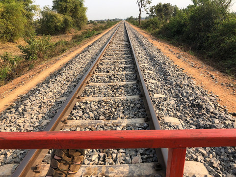 New Bamboo Train-Battambang Province必去景点