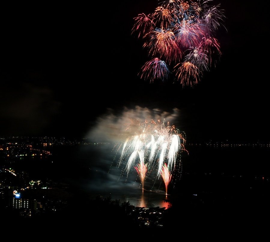 诹访湖祭湖上花火大会景点图片