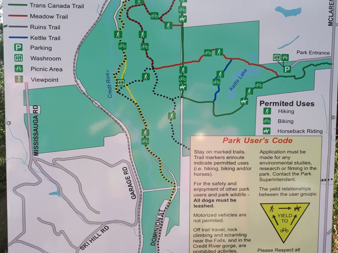 Forks of the Credit-卡利登必去景点