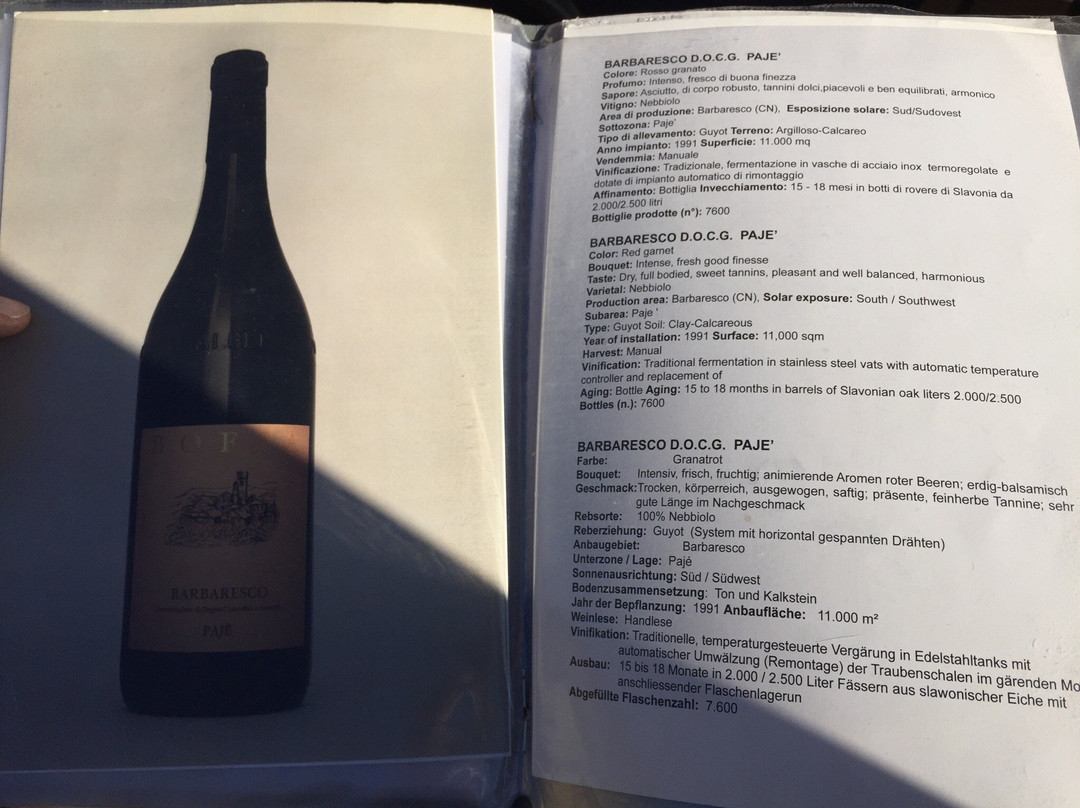 Azienda Vitivinicola Boffa Carlo-巴尔巴雷斯科必去景点