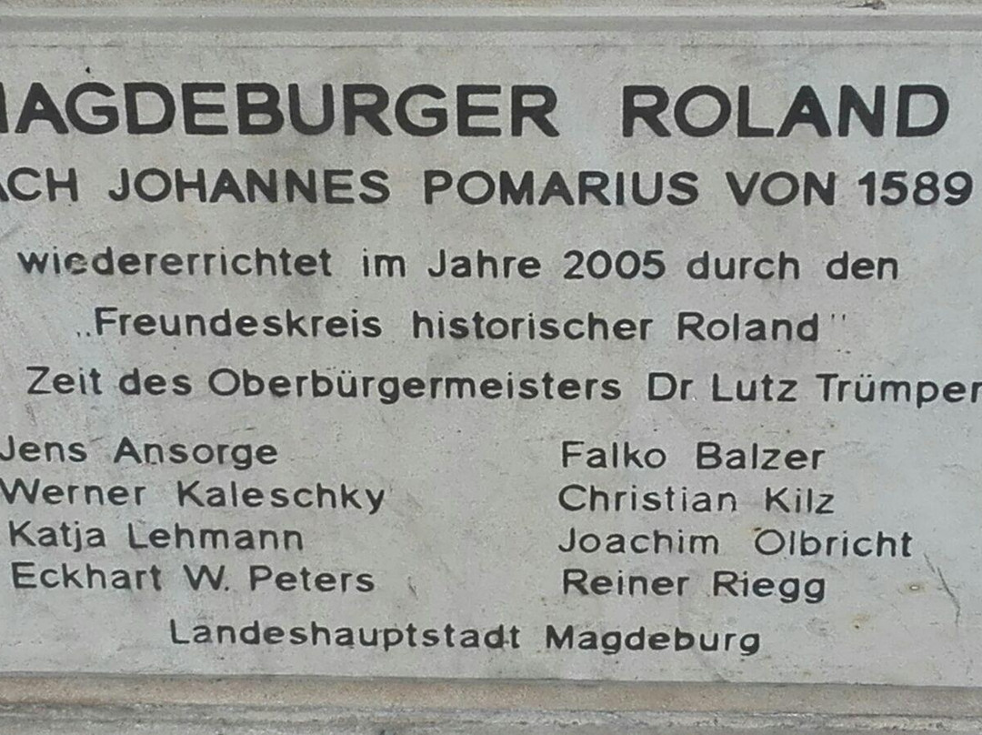 Magdeburger Roland-马格德堡必去景点