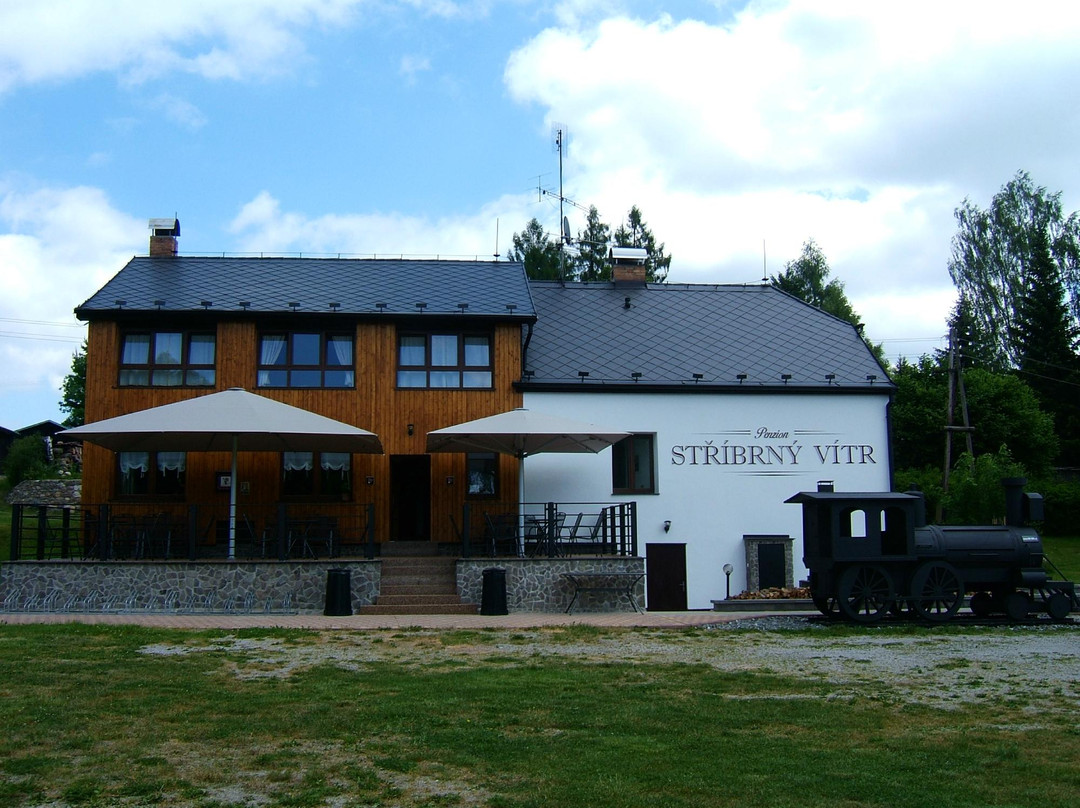 Horni Plana酒店住宿-Penzion Stribrny vitr