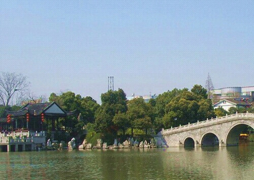 白鹭洲公园景点图片