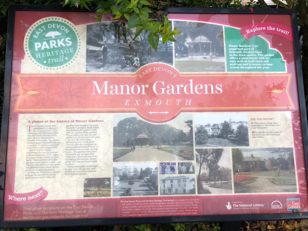 Manor Gardens-埃克斯茅斯必去景点