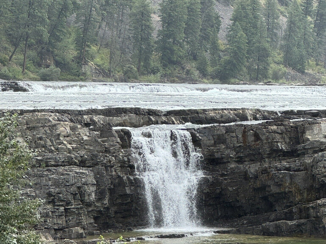 Kootenai Falls Swinging Bridge-Libby必去景点
