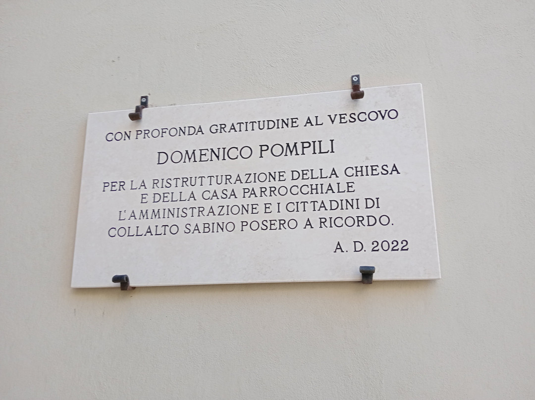 Chiesa di San Gregorio Magno-Collalto Sabino必去景点