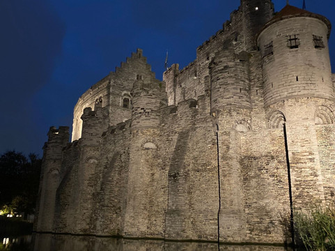 Boat in Gent-根特必去景点