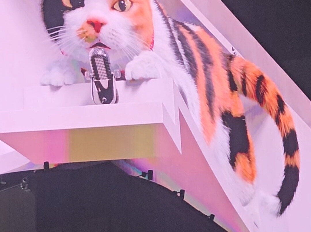 Giant 3d Cat Display Billboard-Shinjuku 3 Chome必去景点