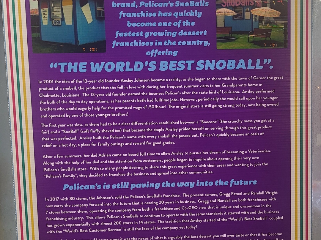 Pelican's Snoballs