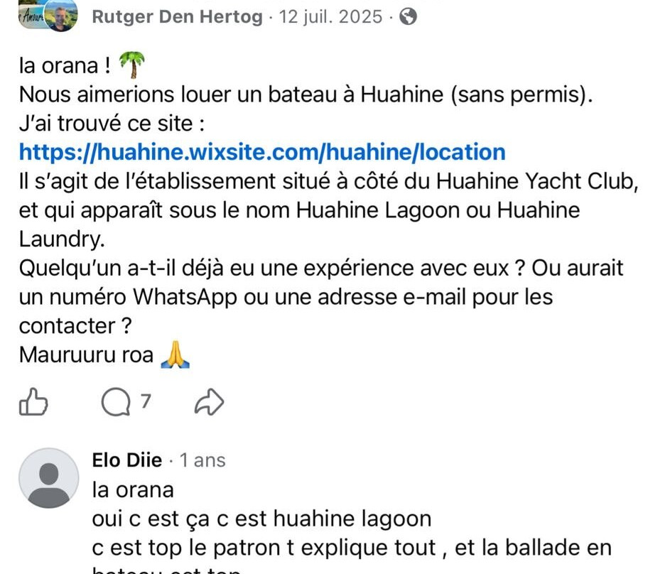 Huahine Nautique-Fare必去景点