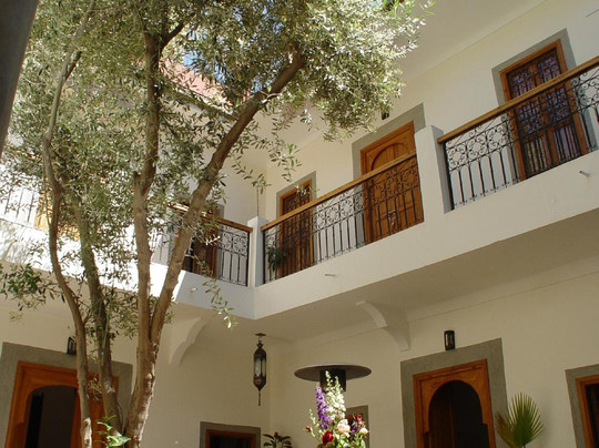 洛克马拉摩洛哥传统庭院住宅