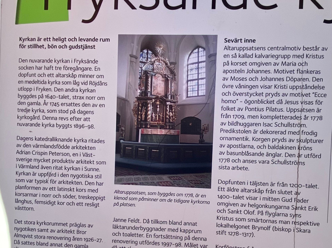 Fryksande Church-Torsby必去景点