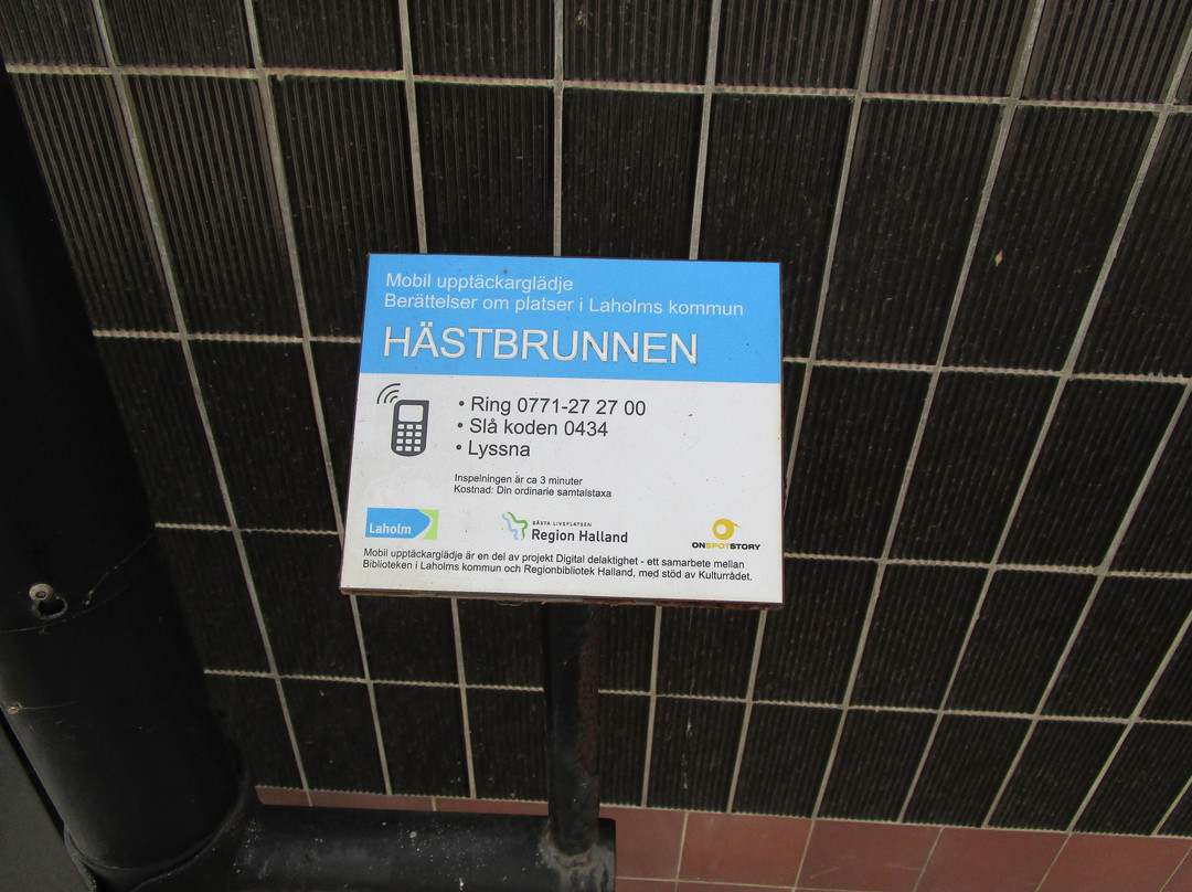 Statyn ''Hästbrunnen''-Laholm必去景点