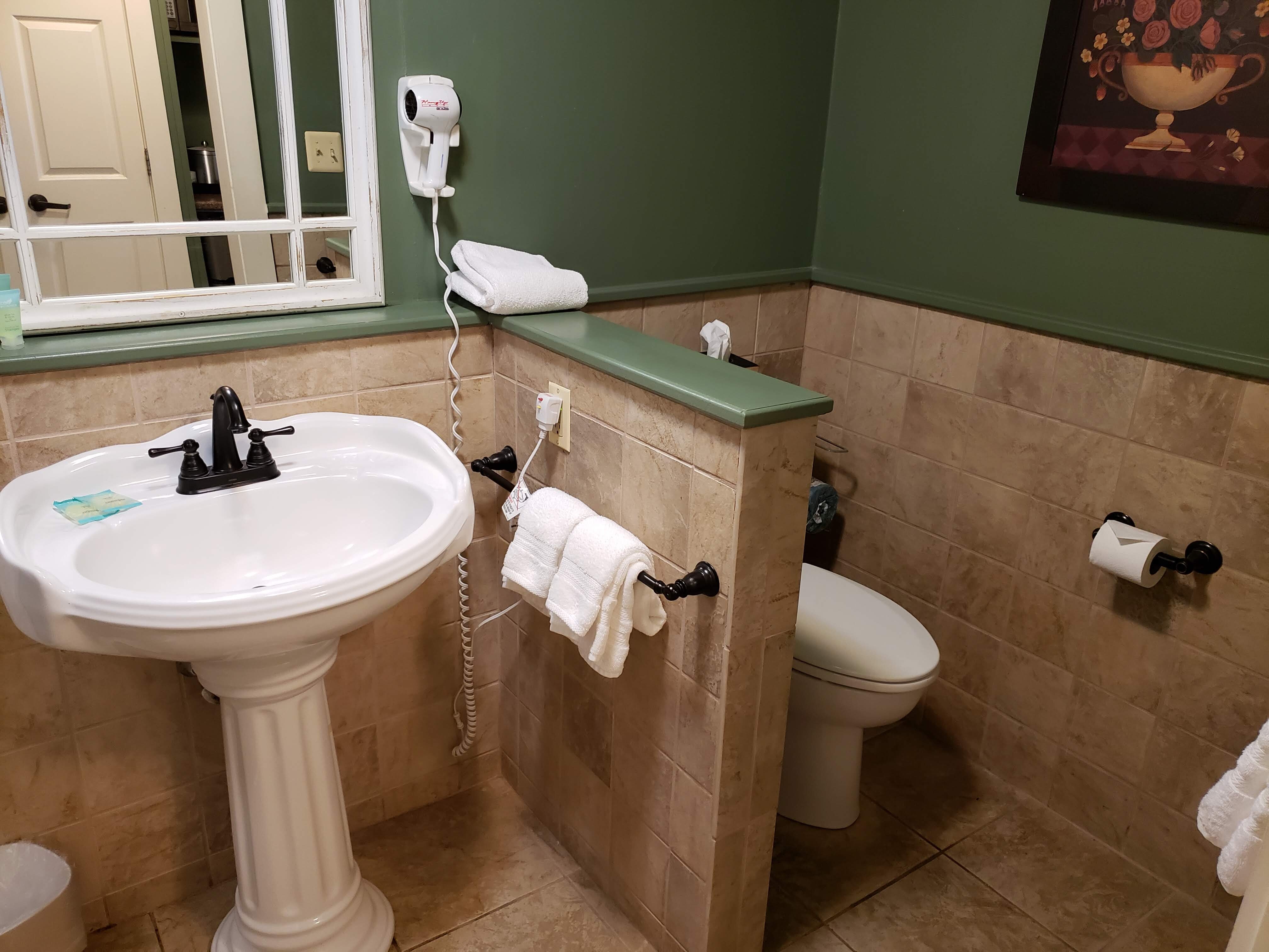 The Colonial Inn At Historic Smithville-浴室