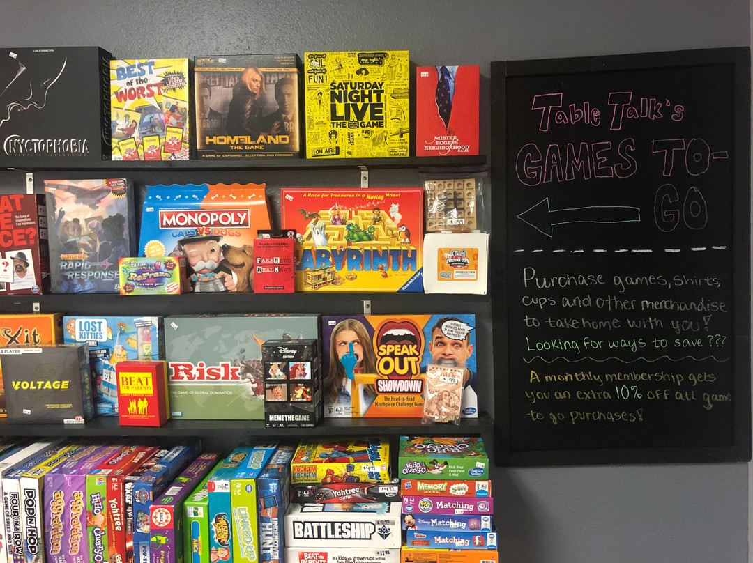 Table Talk Board Game Bistro-布雷登顿必去景点