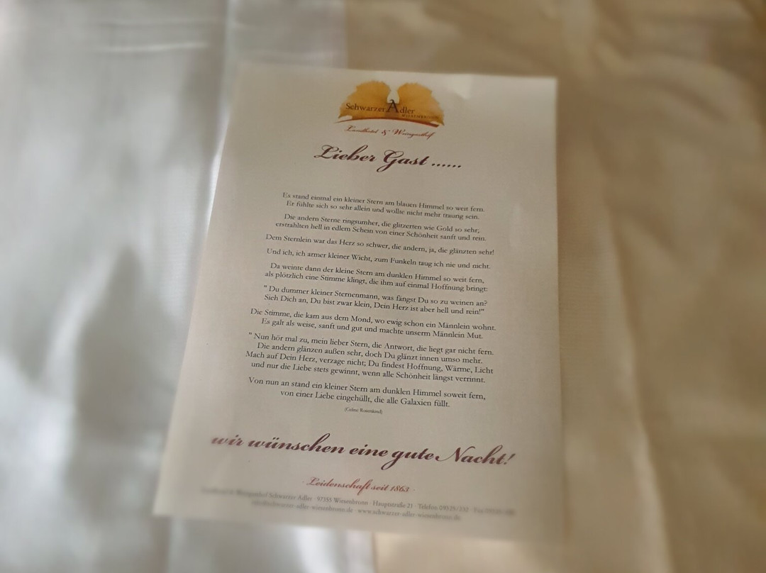 Landhotel Und Weingasthof Schwarzer Adler主图