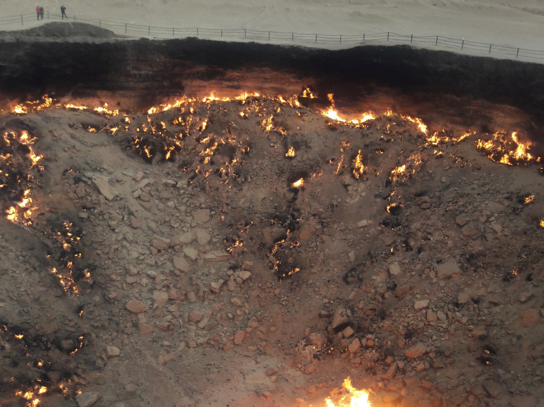 Darvaza Gas Crater-Darvaza必去景点