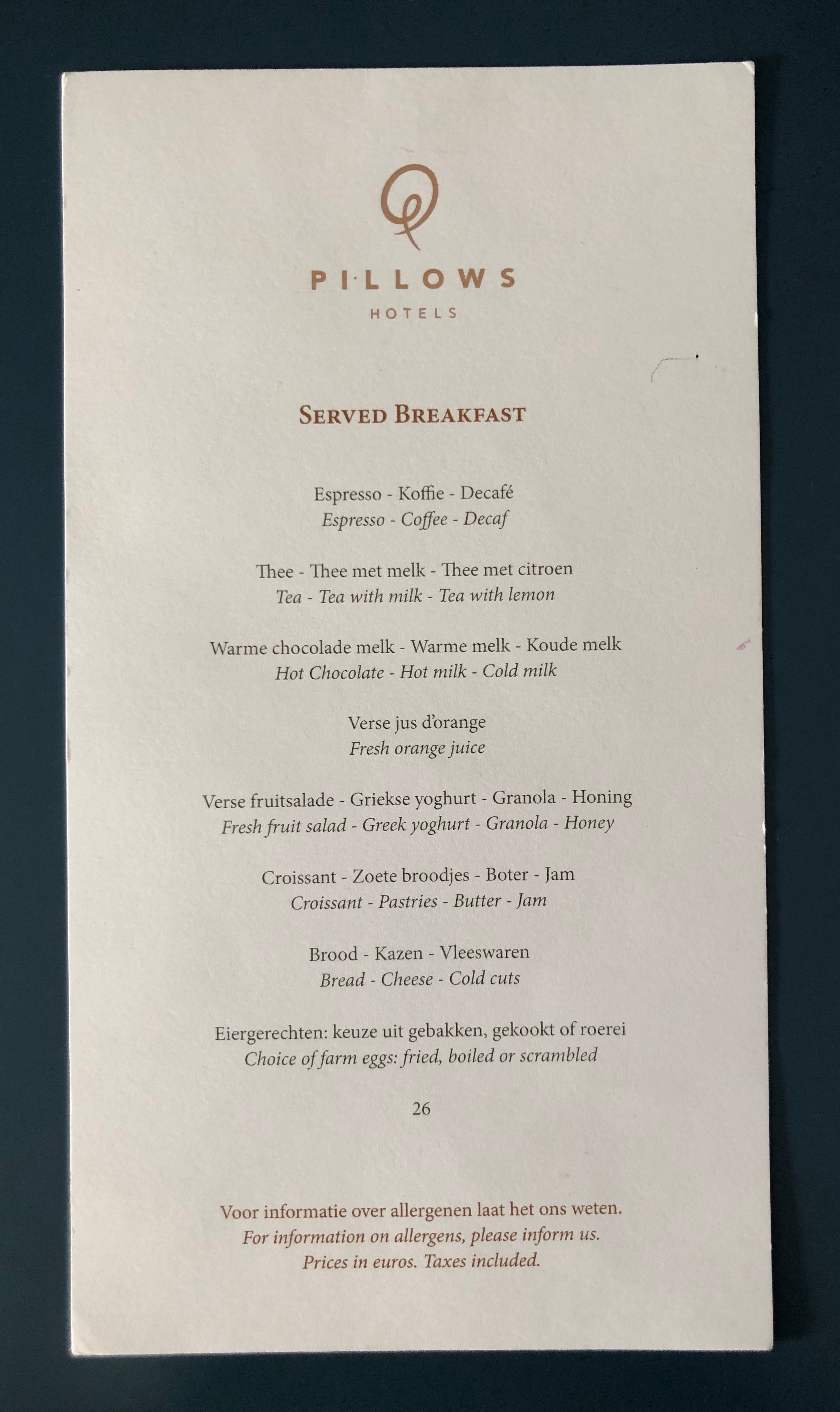 Pillows Grand Boutique Hotel Ter Borch-餐饮