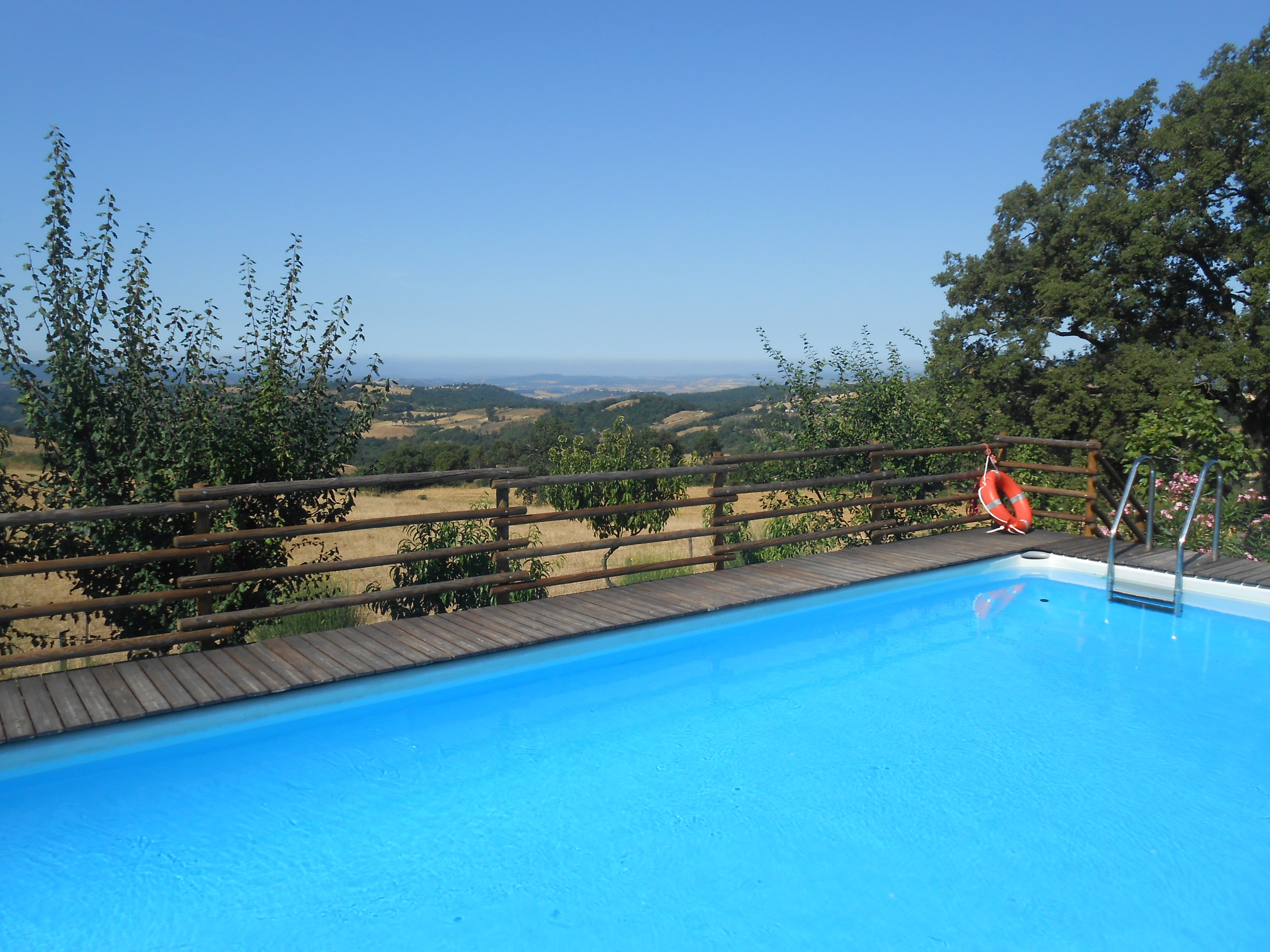 Agriturismo I Lapi-泳池