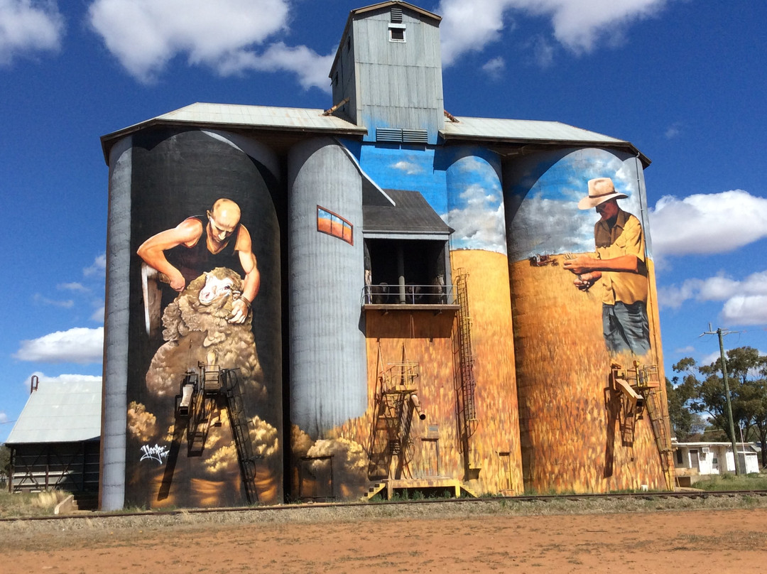 Tallimba旅游景点-Weethalle Silo Art