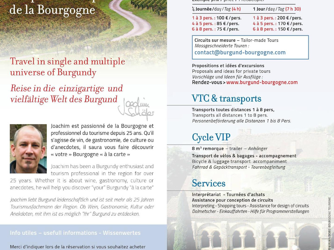 Bourgogne A La Carte Burgund Experiment  Tours-沙尼必去景点