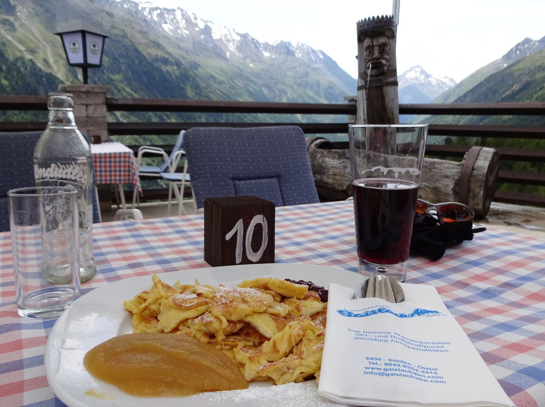 Zwieselstein餐馆和美食-Alpengasthof Gaislachalm