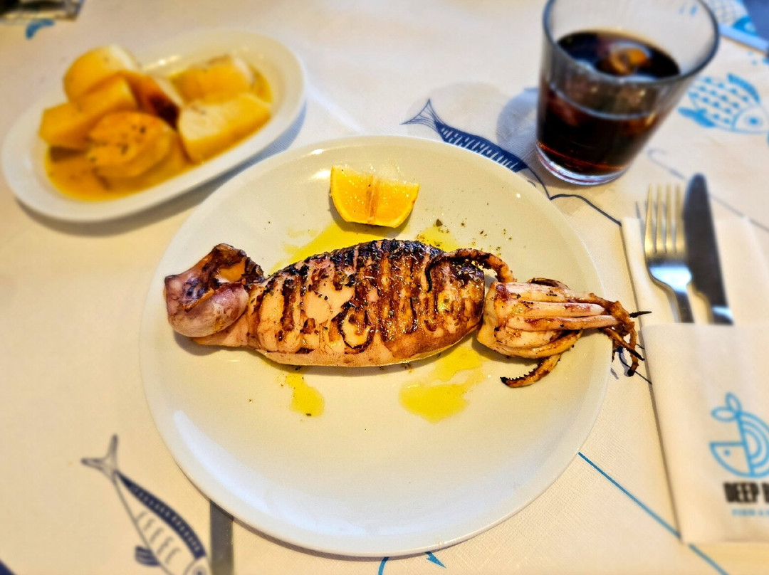 Deep Blue Fish and Sushi