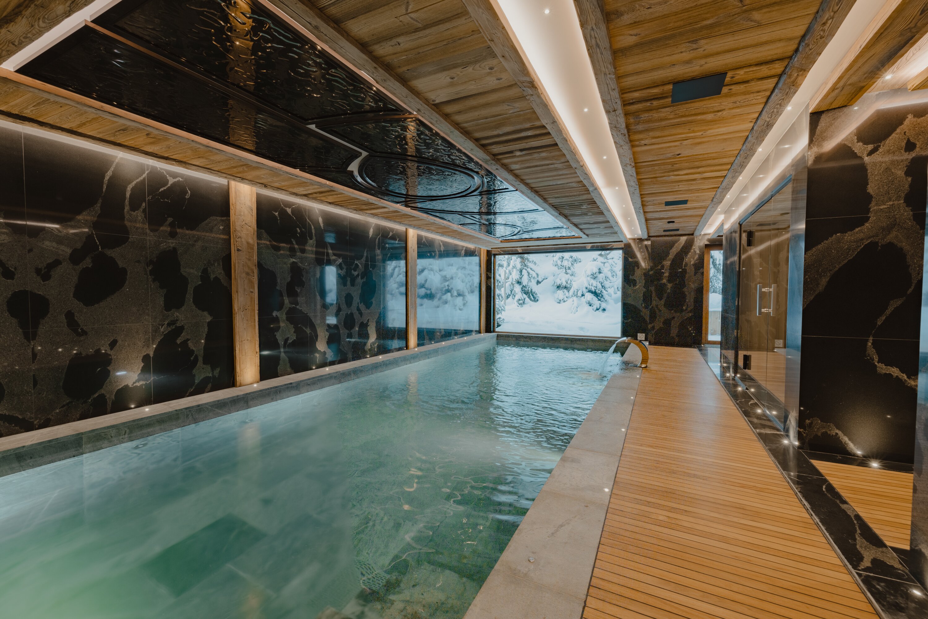 Ultima Hotel Courchevel-泳池