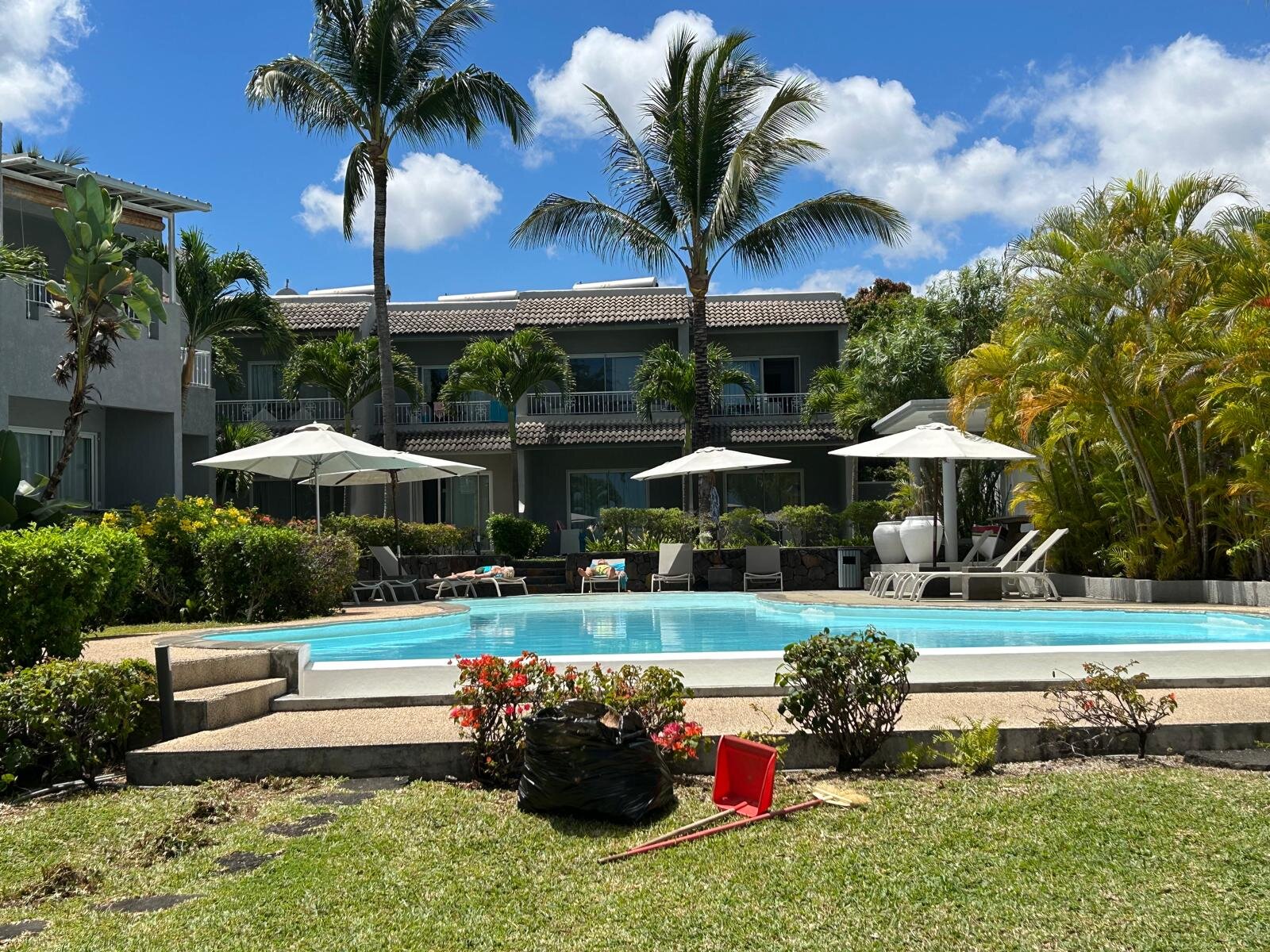 薄优布鲁旅馆-泳池