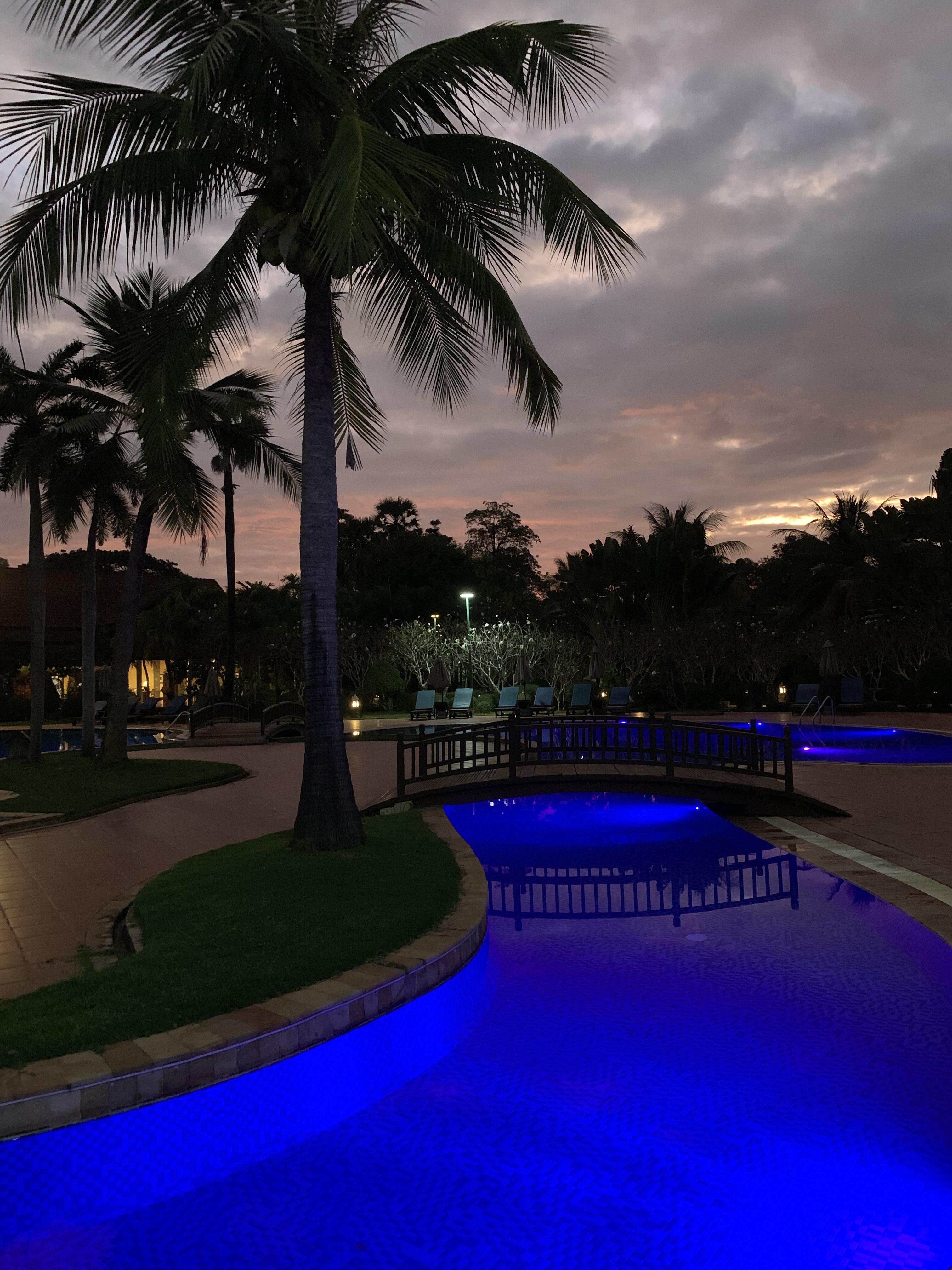 暹粒花园皇宫度假村-泳池