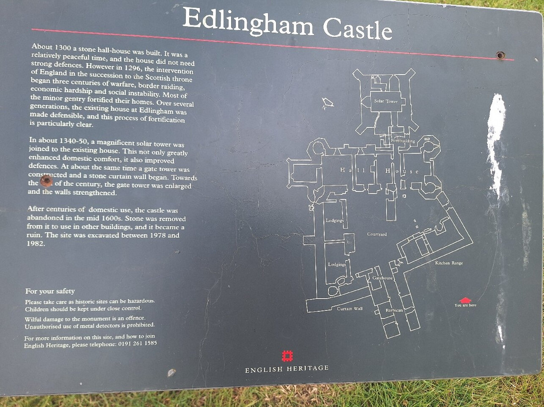 Edlingham Castle and Edlingham Church-阿尼克必去景点