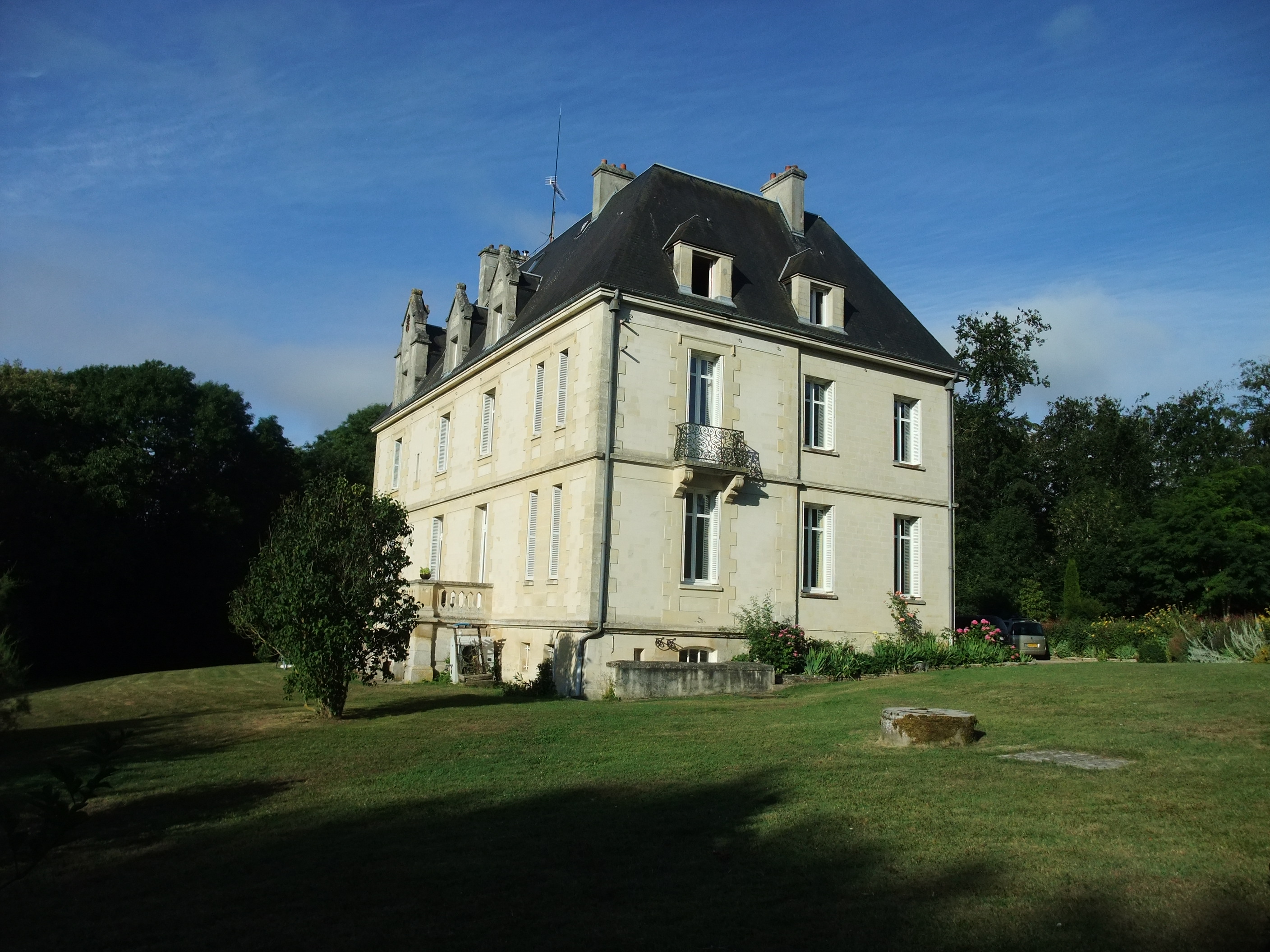 Chateau des Riffets-泳池