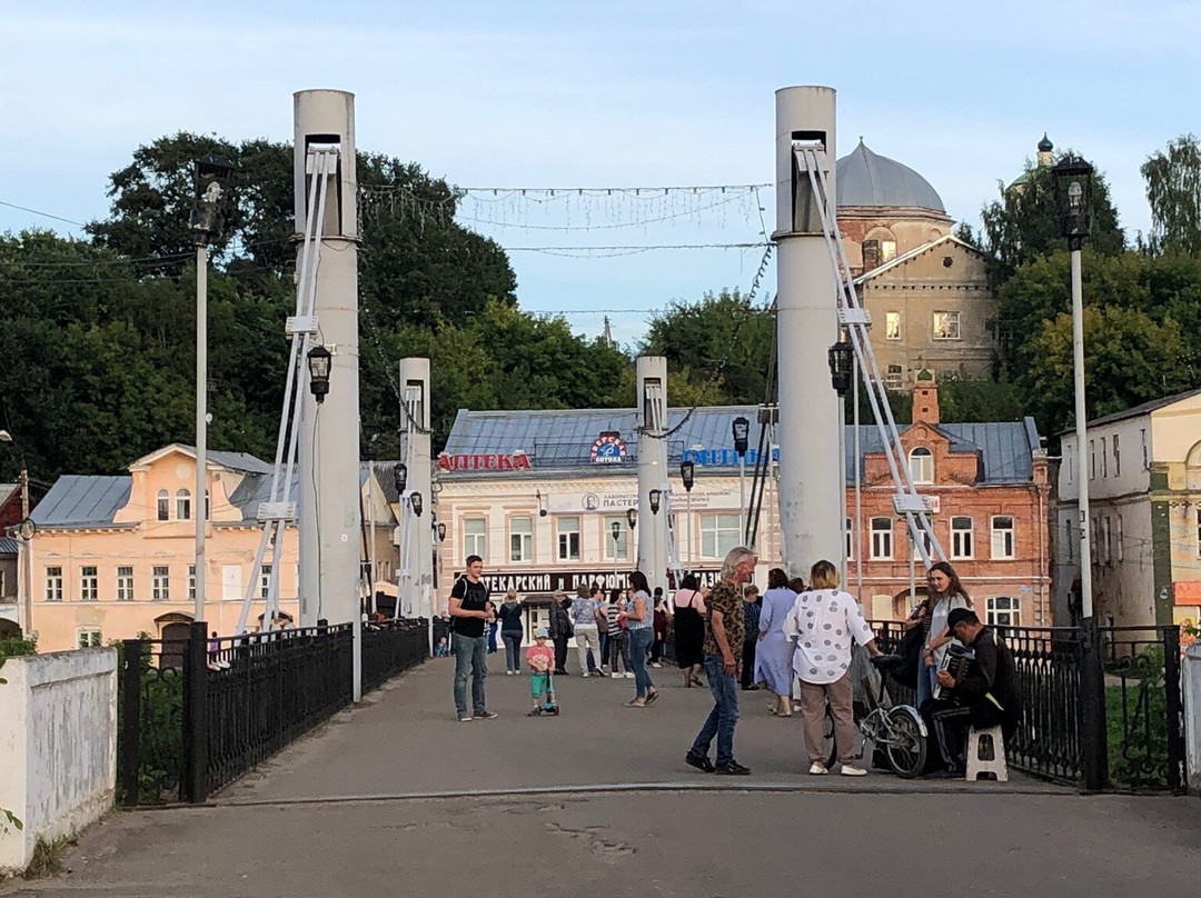 Pedestrian Bridge across the River Tvertsa-Torzhok必去景点