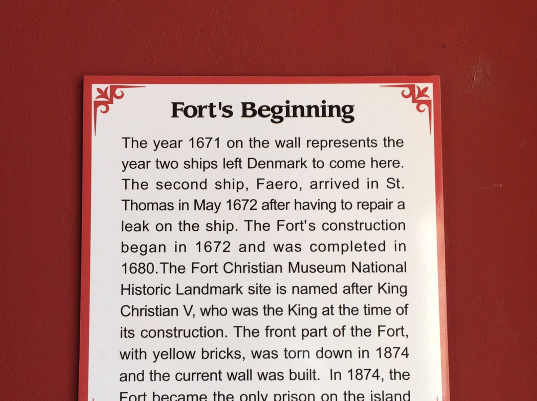 Fort Christian景点图片