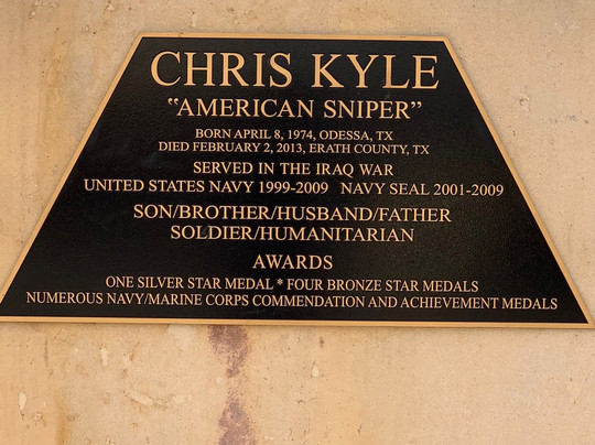 Chris Kyle "American Sniper" Memorial-奥德萨必去景点