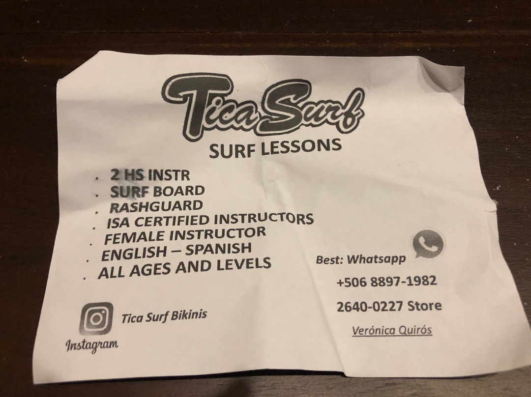 Tica Surf Bikinis-圣特雷莎必去景点