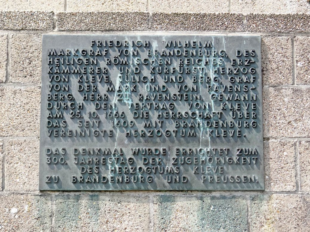 Denkmal des Großen Kurfuersten-克莱韦县必去景点