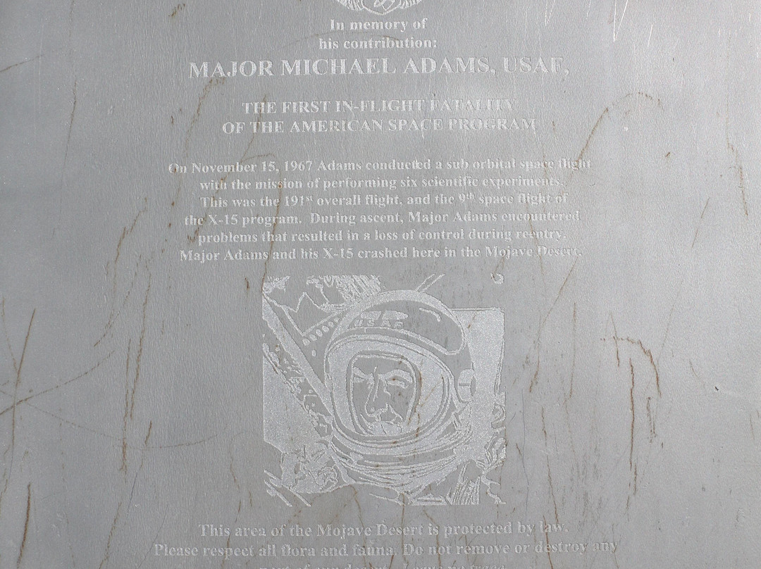 X-15 Monument Site-Randsburg必去景点