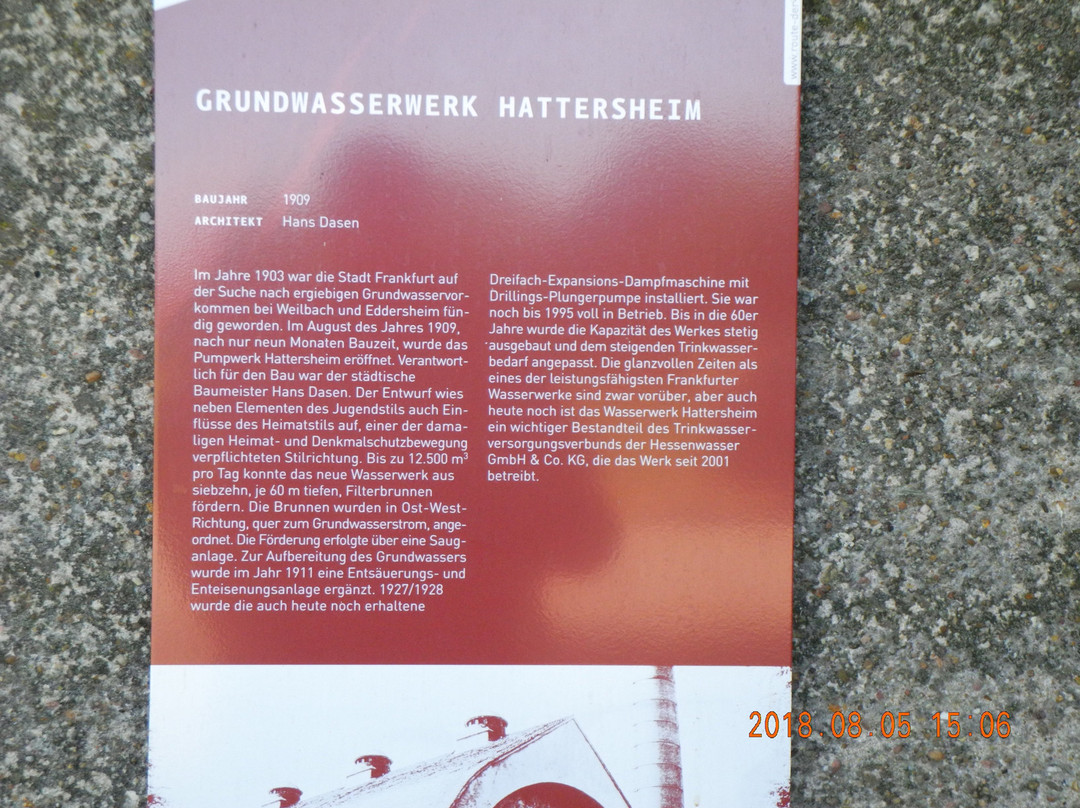 Wasserwerk Hattersheim-Hattersheim必去景点