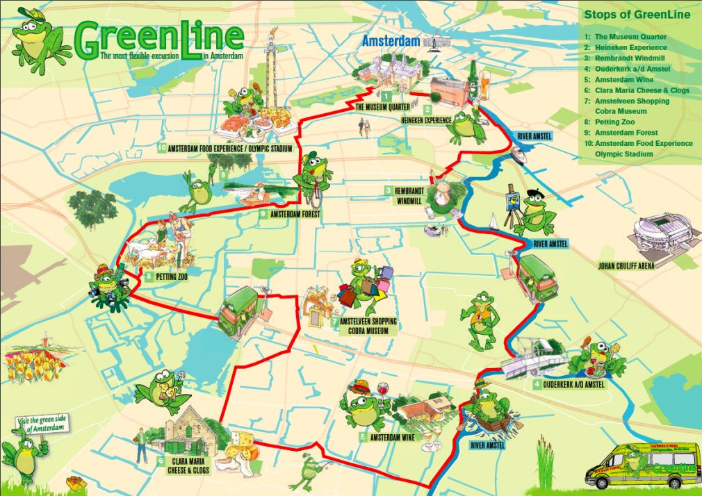 Greenline Amsterdam-阿姆斯特尔芬必去景点