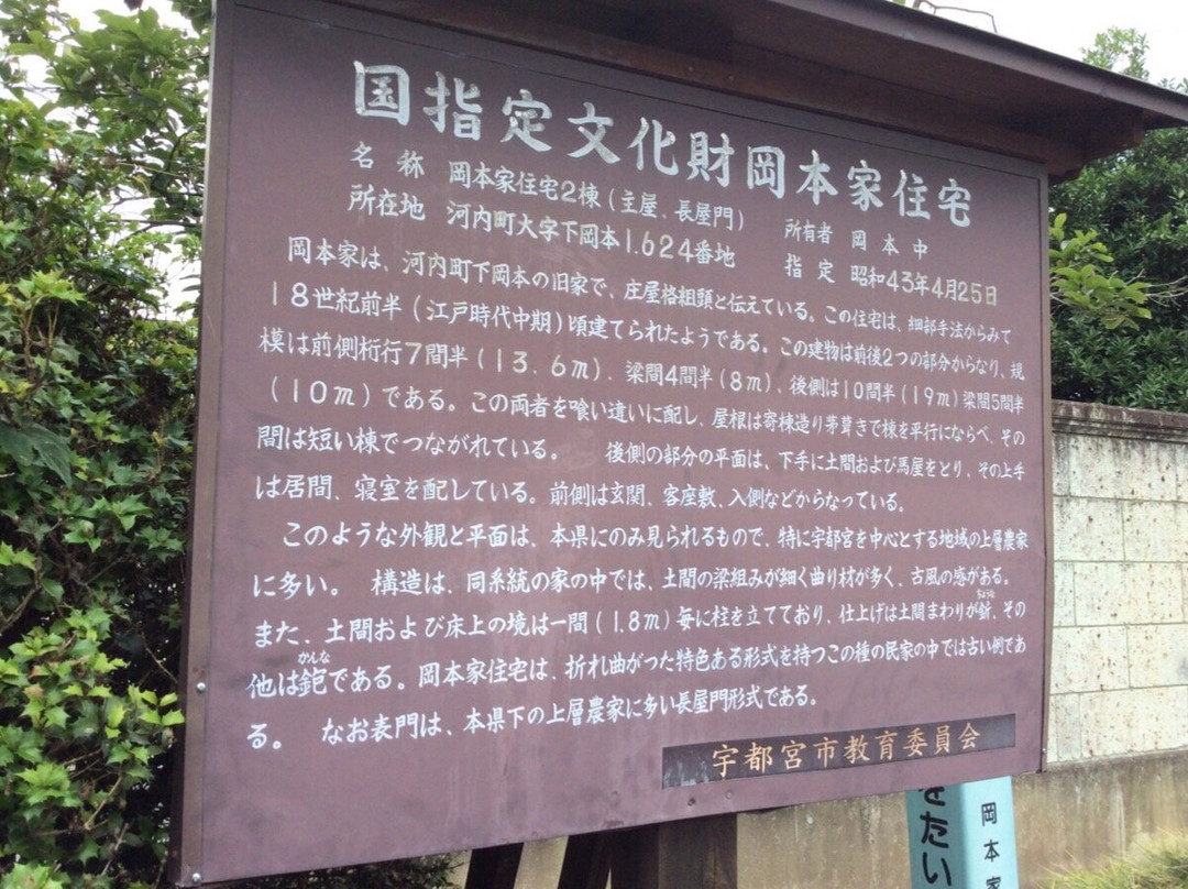 Okamoto Family Residence Nagayamon Gate-宇都宫市必去景点